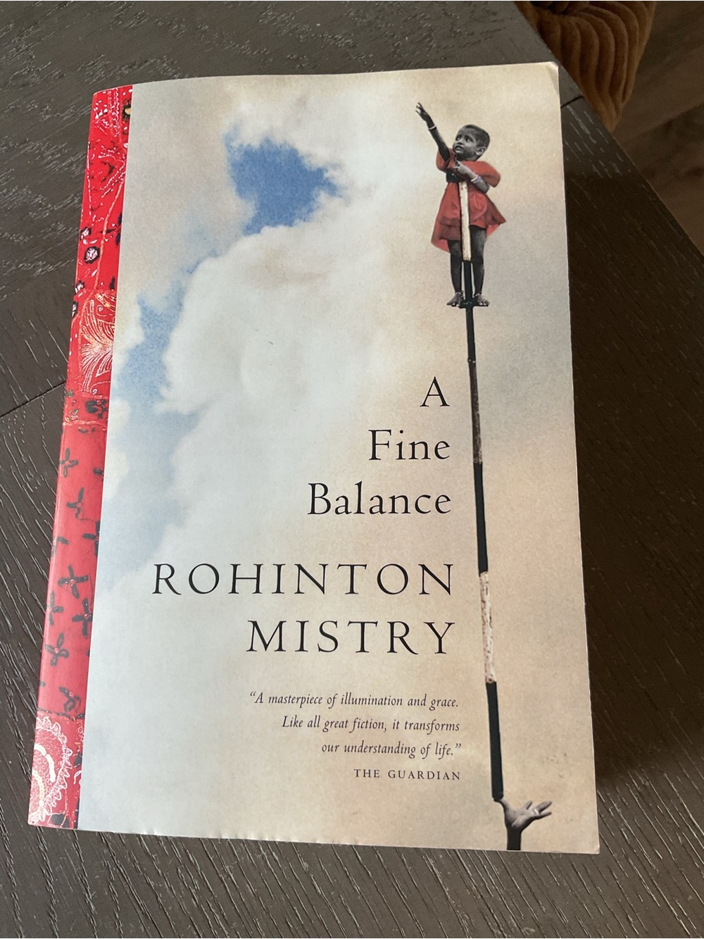 Paperback “A Fine Balance”  by - Rohinton Mistry